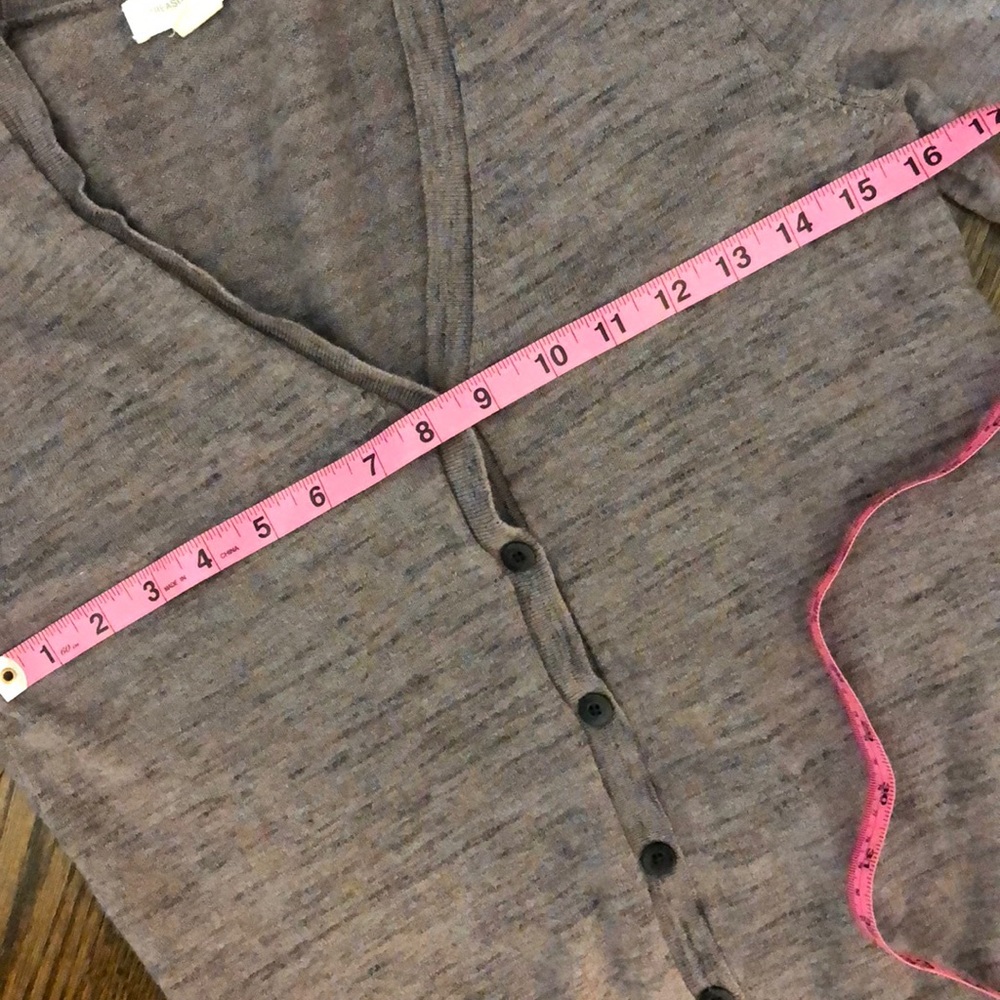 💋💋3 for $20Treasure & Bond Heather Gray Cardigan - Picture 6 of 7